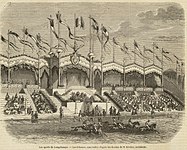 Grandstands of the Longchamp Hippodrome (1854)
