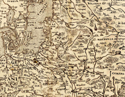 Lithuania on a 1570 map