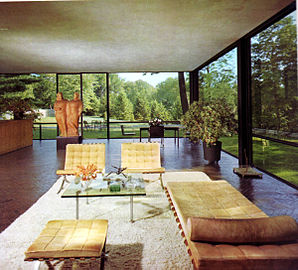 Interior of the Glass House (1949)