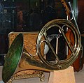 A natural horn at the Victoria and Albert Museum