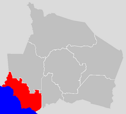 Location of Port Dickson District in Negeri Sembilan
