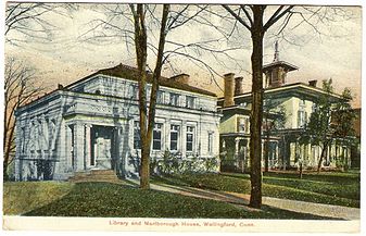 Library and Marlborough House, c. 1909.