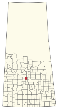 Location of the RM of Blucher No. 343 in Saskatchewan