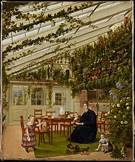 The Family of Mr. Westfal in the Conservatory, 1836, in the collection of the Metropolitan Museum of Art.