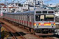 9020 series set 9021 (formerly 2101) on the Oimachi Line, December 2021