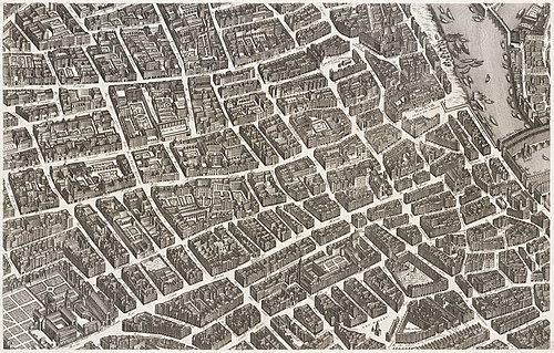 Turgot map of Paris, sheet 10