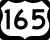 U.S. Highway 165 Business marker