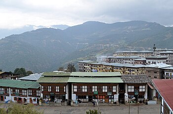 A view of Mongar Town