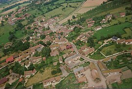 An aerial view of Villers-Saint-Barthélemy