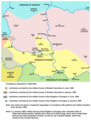 Frontlines in Vojvodina in 1848-1849