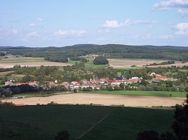 A general view of Fléville