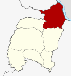 District location in Amnat Charoen province