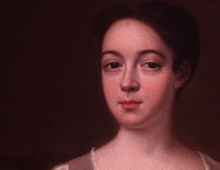 Painting from the 1730s of Anna Maria Strada, singer who created roles in Handel operas and oratorios