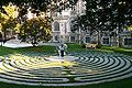 9/11 memorial labyrinth, Boston College, USA