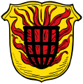Fire basket from the coat of arms of the German community of Becherbach