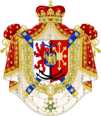Blason Joachim Murat Grand-Duc de Clèves et de Berg (Orn ext)