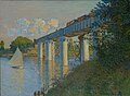 Claude Monet: Die Eisenbahnbrücke von Argenteuil, 1874 Philadelphia Museum of Art