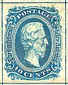 Jefferson Davis 10 cent CSA 1863