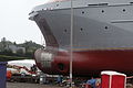 Bulbous bow and bow thruster