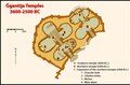 Map of the Ġgantija temples