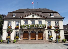 The town hall in Erstein