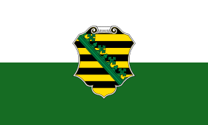 Flag of Landtag of Saxony.
