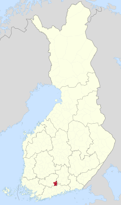 Location of Hausjärvi in Finland