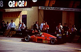 Johanson at 1986 Italian Grand Prix