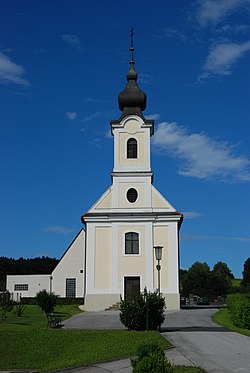 Catholic church in Riedlingsdorf