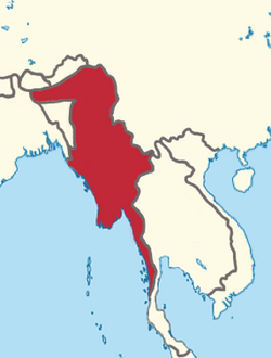 Konbaung Empire in 1824
