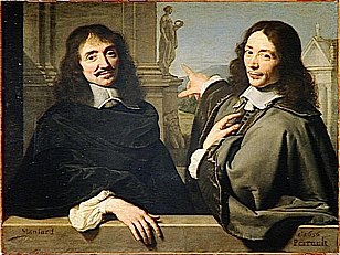 Double portrait of François Mansard and Claude Perrault, 17th century, attributed