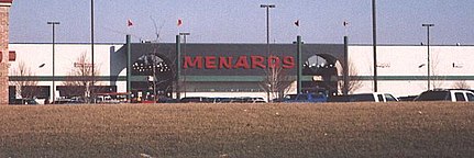 States with Menards stores