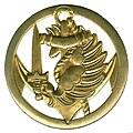 Beret badge worn by the paratroops of the French colonial troops.(Obsolete)