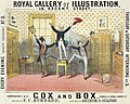 Image 47Cox and Box poster, by Alfred Concanen (restored by Adam Cuerden) (from Wikipedia:Featured pictures/Culture, entertainment, and lifestyle/Theatre)