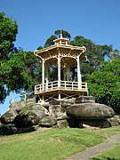 Quinta's bandstand, known as the Chinese pagoda