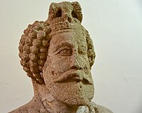 Sanatruq I, 2nd century AD. From Hatra. Erbil Civilization Museum, Iraqi Kurdistan