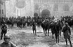 Italian cavalry reaches Trento on 3 November 1918
