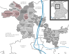 Lage der Verwaltungsgemeinschaft Höchstadt an der Aisch im Landkreis Erlangen-Höchstadt