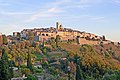 Hill upon which the village of Saint-Paul-de-Vence is built, in Southern France