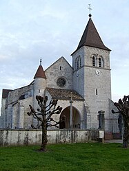The church in Chissey-sur-Loue