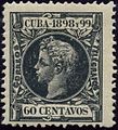 An 1898 stamp depicting King Alfonso XIII.