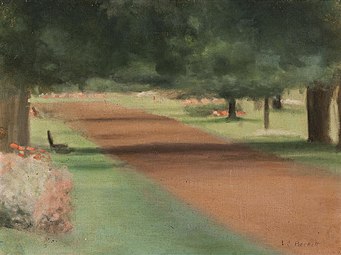 Chestnut Avenue, Ballarat Gardens, 1927, private collection