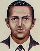 A facial composite or identikit picture of D. B. Cooper