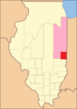 Edgar County (1823), with unorganized territory attached to it.[4]