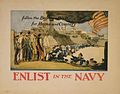 U.S. Navy recruiting poster, circa 1914-18.