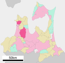 Location of Goshogawara