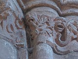 Green Man in the presbytery of St. Magnus Cathedral, Kirkwall, Orkney, ca. twelfth-thirteenth centuries, Norman and Romanesque.