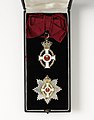 The Grand Cross of the Order of George I, awarded to Drees by Paul, King of the Greeks, in June 1954 on the occasion of the visit of the Prime Minister of Greece, Field Marshal Alexander Papagos, to the Netherlands on 2 February 1954.