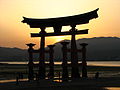 The torii at sunset