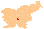 The location of the Municipality of Grosuplje